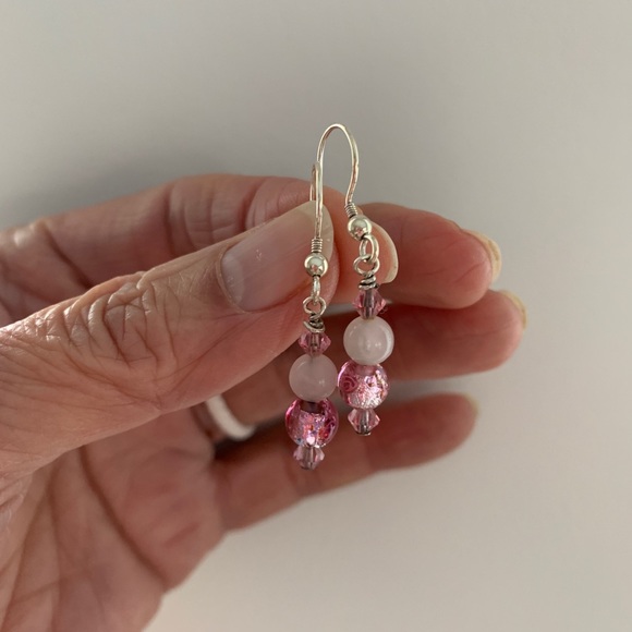 Bracelet and earrings-sterling silver - Picture 2 of 3